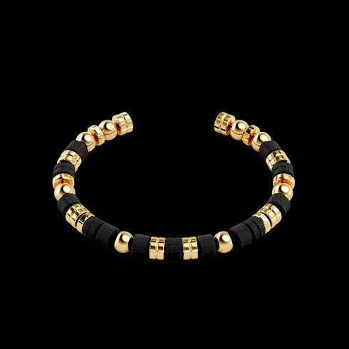 Bangle - Gold Carbon
